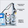 Kit medidor de pH/CE/salinidad/resistividad de sobremesa PC9500 Serie Premium GLP con banco de pruebas
