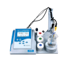 Kit medidor de pH/CE/salinidad/resistividad de sobremesa PC9500 Serie Premium GLP con banco de pruebas