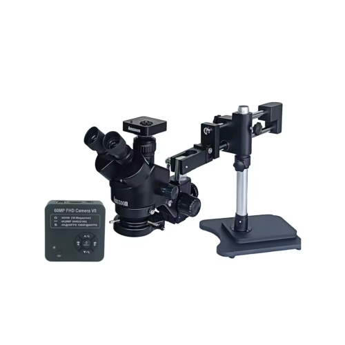 Trinocular 4K 60MP Doble Brazo 3.5X–180X